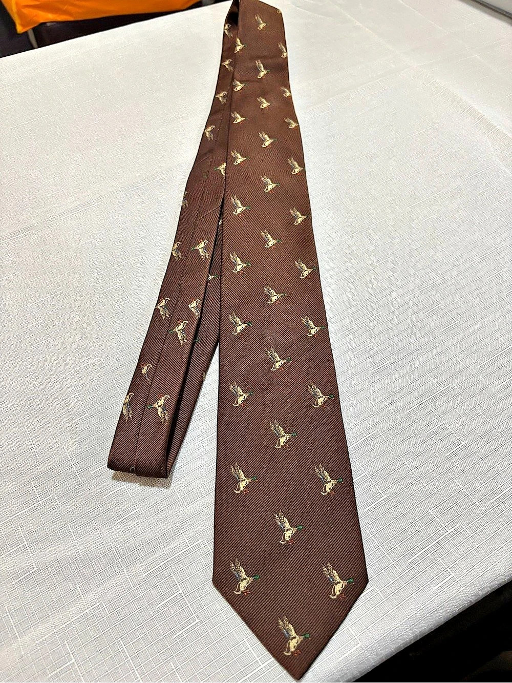 Ferrell Reed Men's Silk Blend Duck Tie